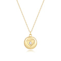Isabella Circle Locket Necklace