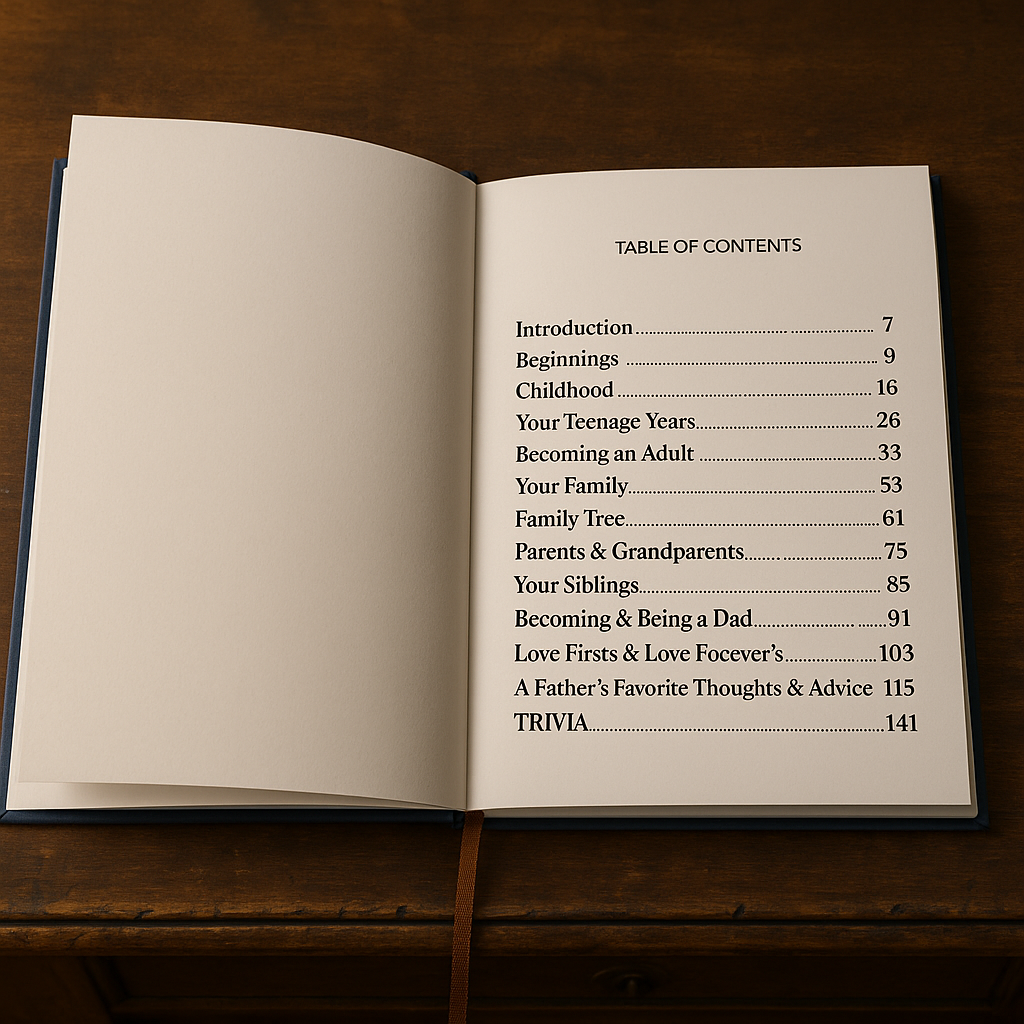 Dear Dad Journal