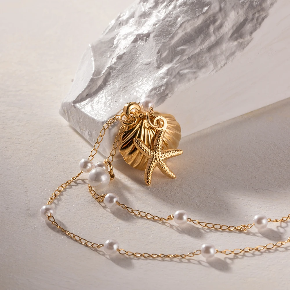 EleganceShell Necklace