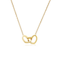 Double Heart Necklace