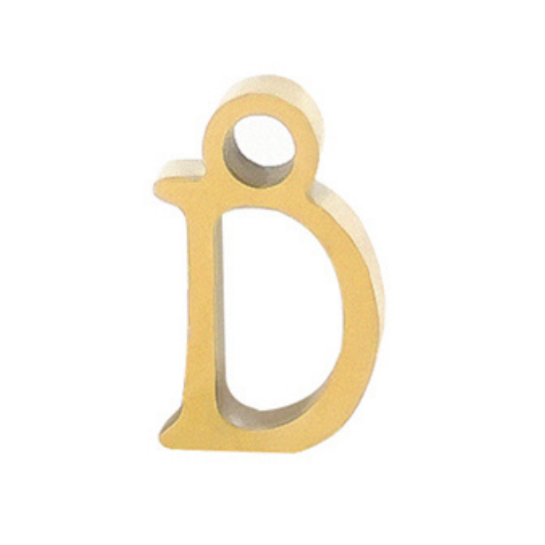 Permanent Bracelet Letter Charm #1