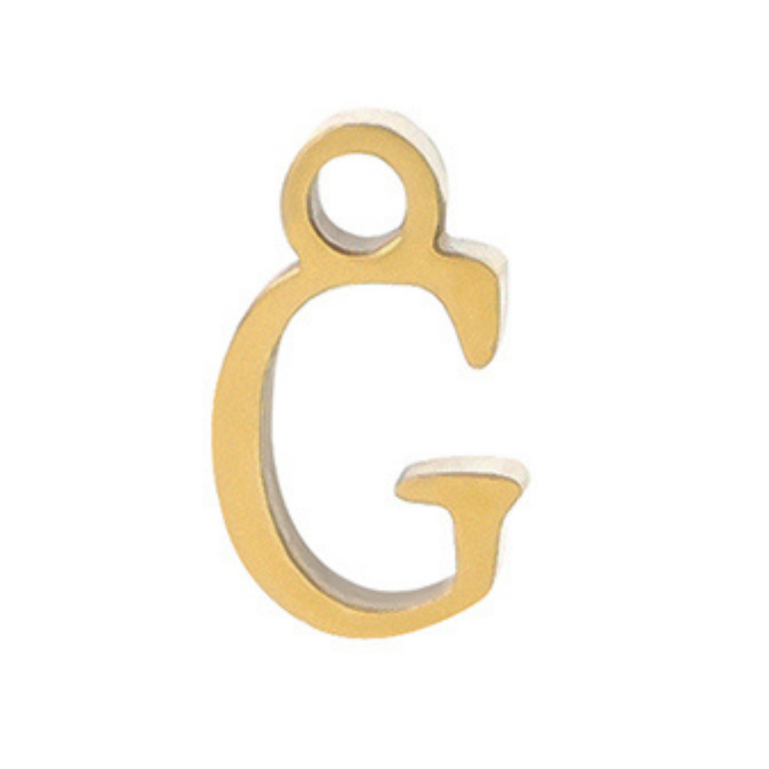 Permanent Bracelet Letter Charm #1