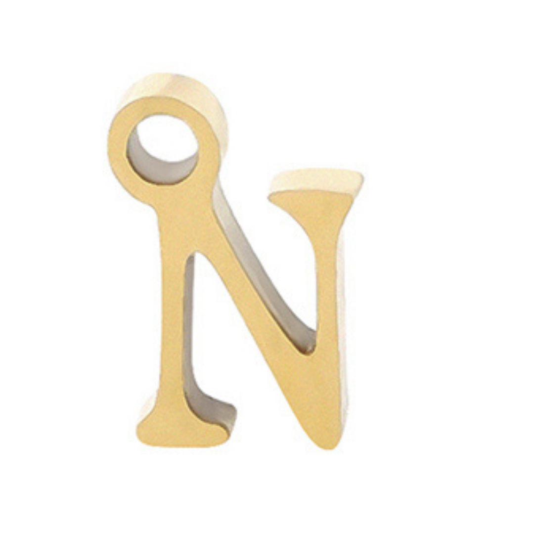 Permanent Bracelet Letter Charm #1