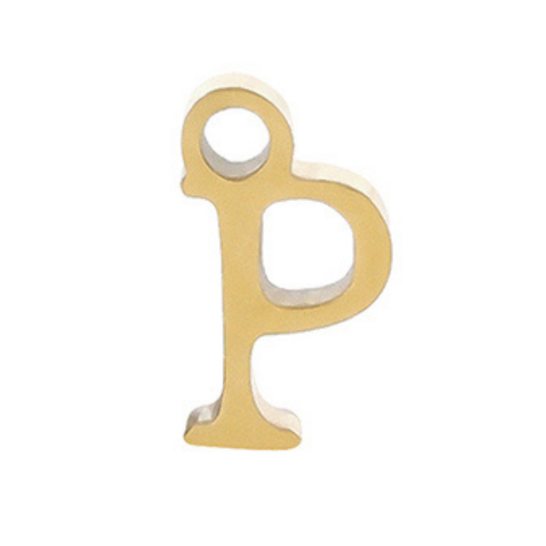 Permanent Bracelet Letter Charm #1