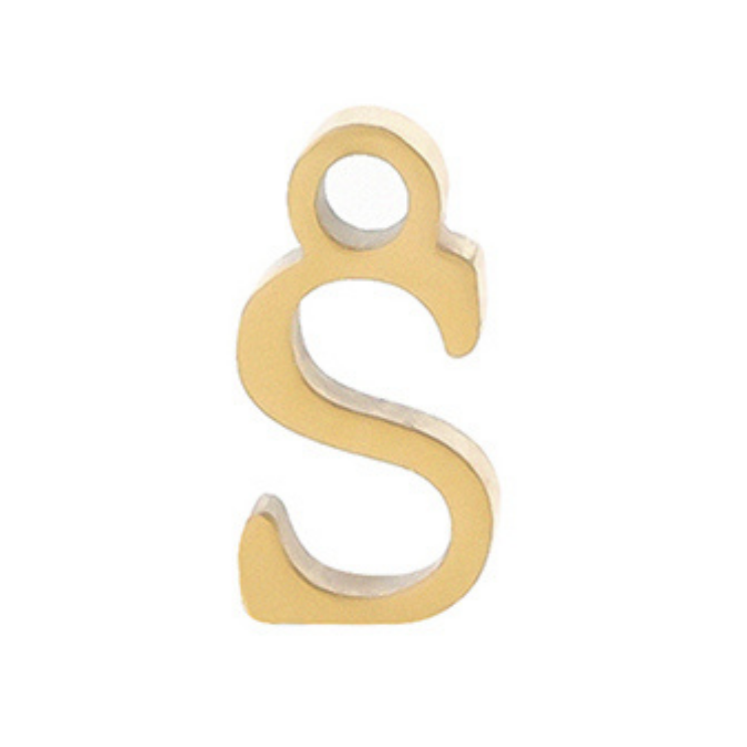 Permanent Bracelet Letter Charm #1
