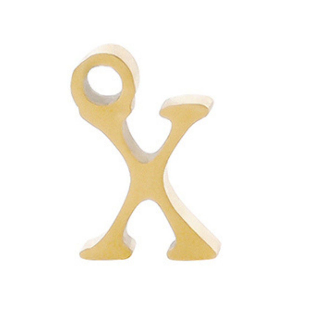 Permanent Bracelet Letter Charm