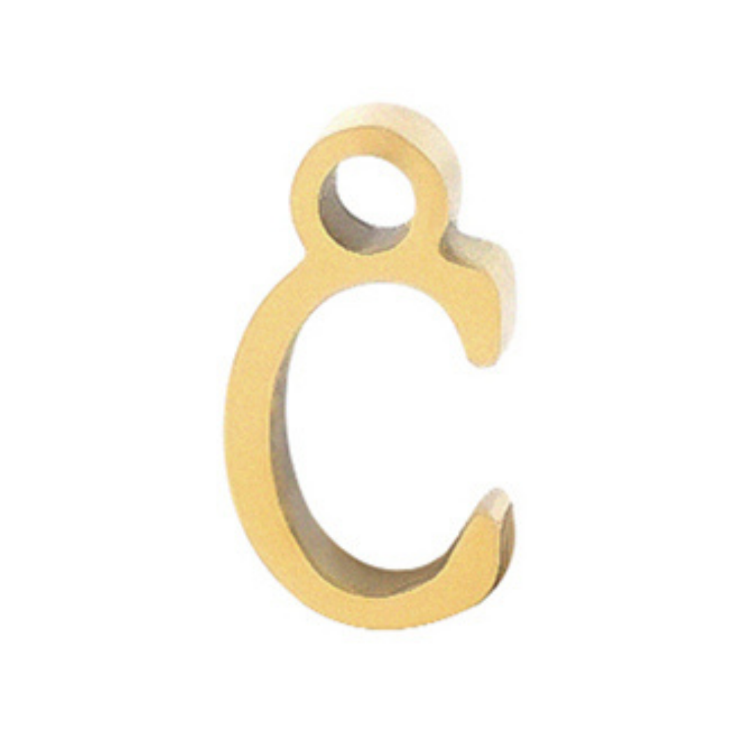 Permanent Bracelet Letter Charm #2