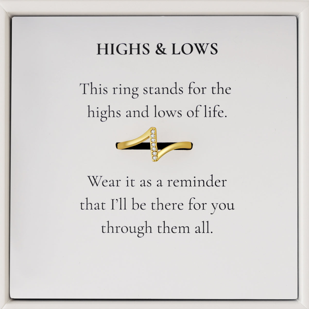 Highs & Lows Ring