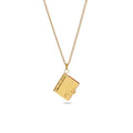 Personalized Book Locket Necklace
