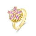 Gold Blossom Fidget Ring