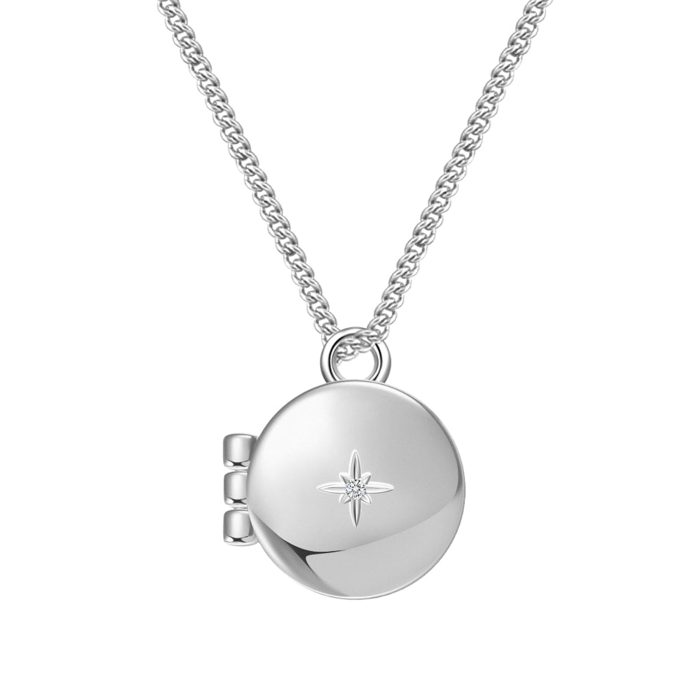 Star Locket Necklace
