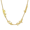 Custom Multi Name Necklace