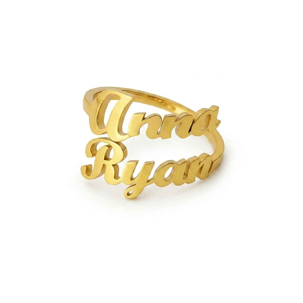 Custom Name Ring