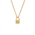 Personalized Lock Necklace