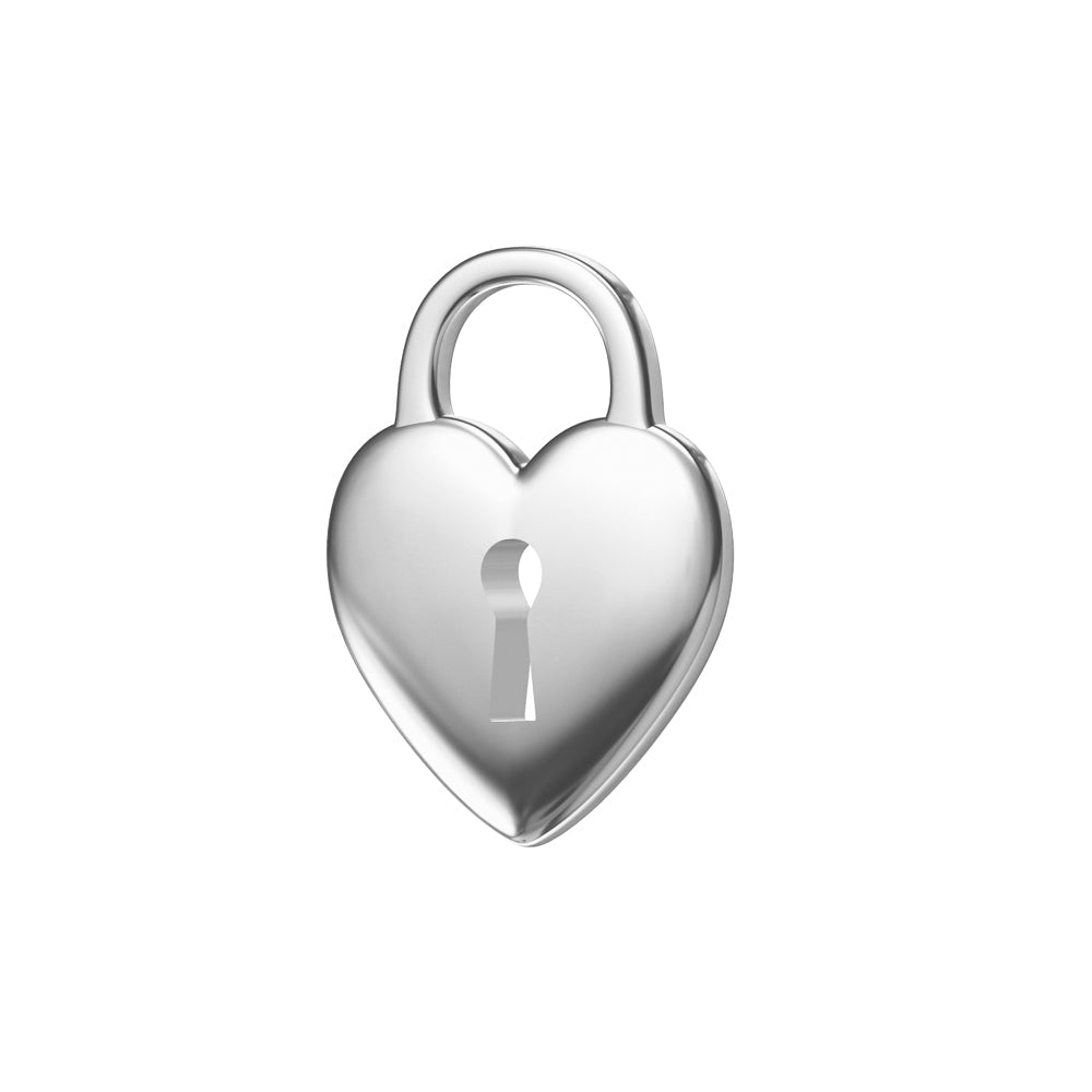 Permanent Bracelet Lock Charm