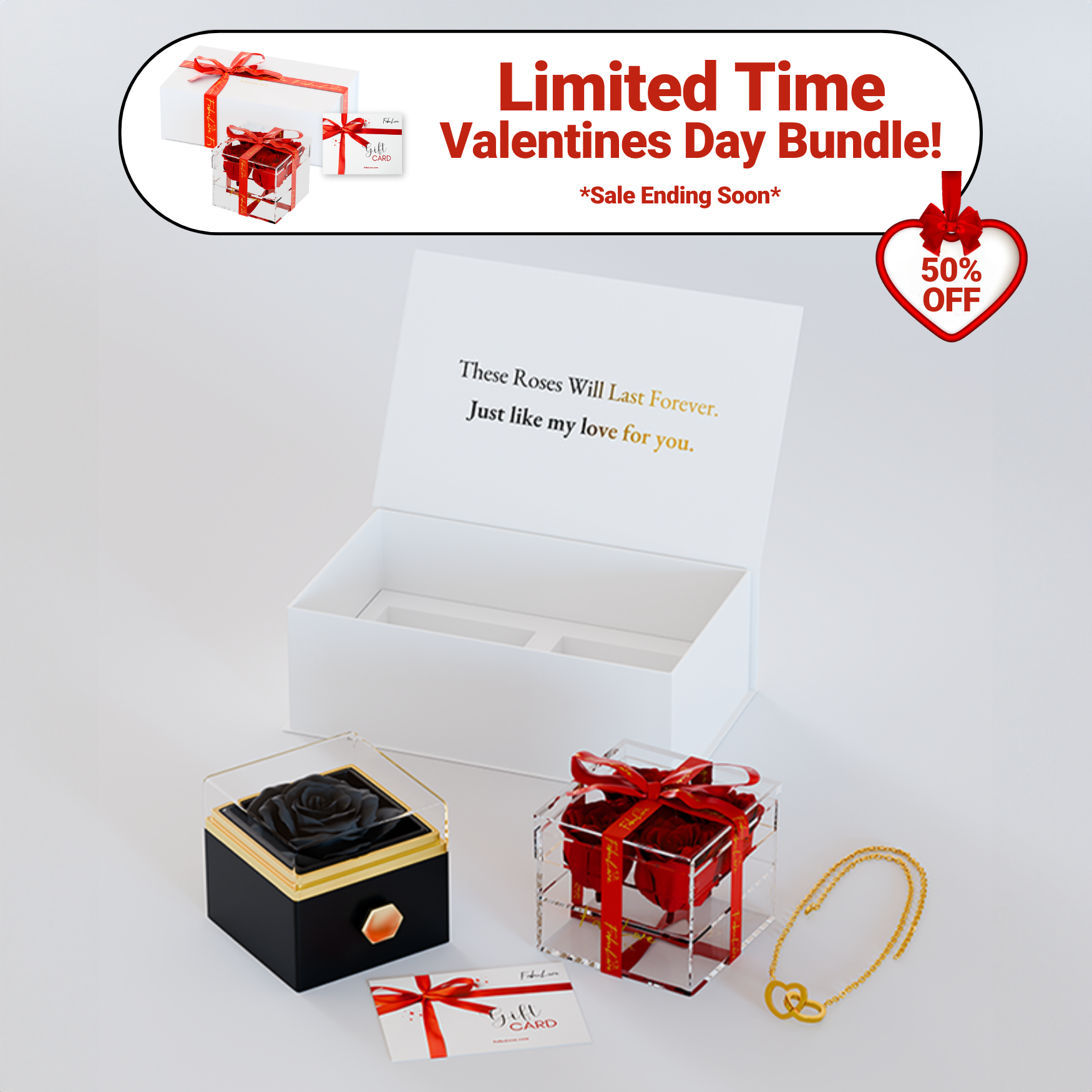 Eternal Rose Box Bundle