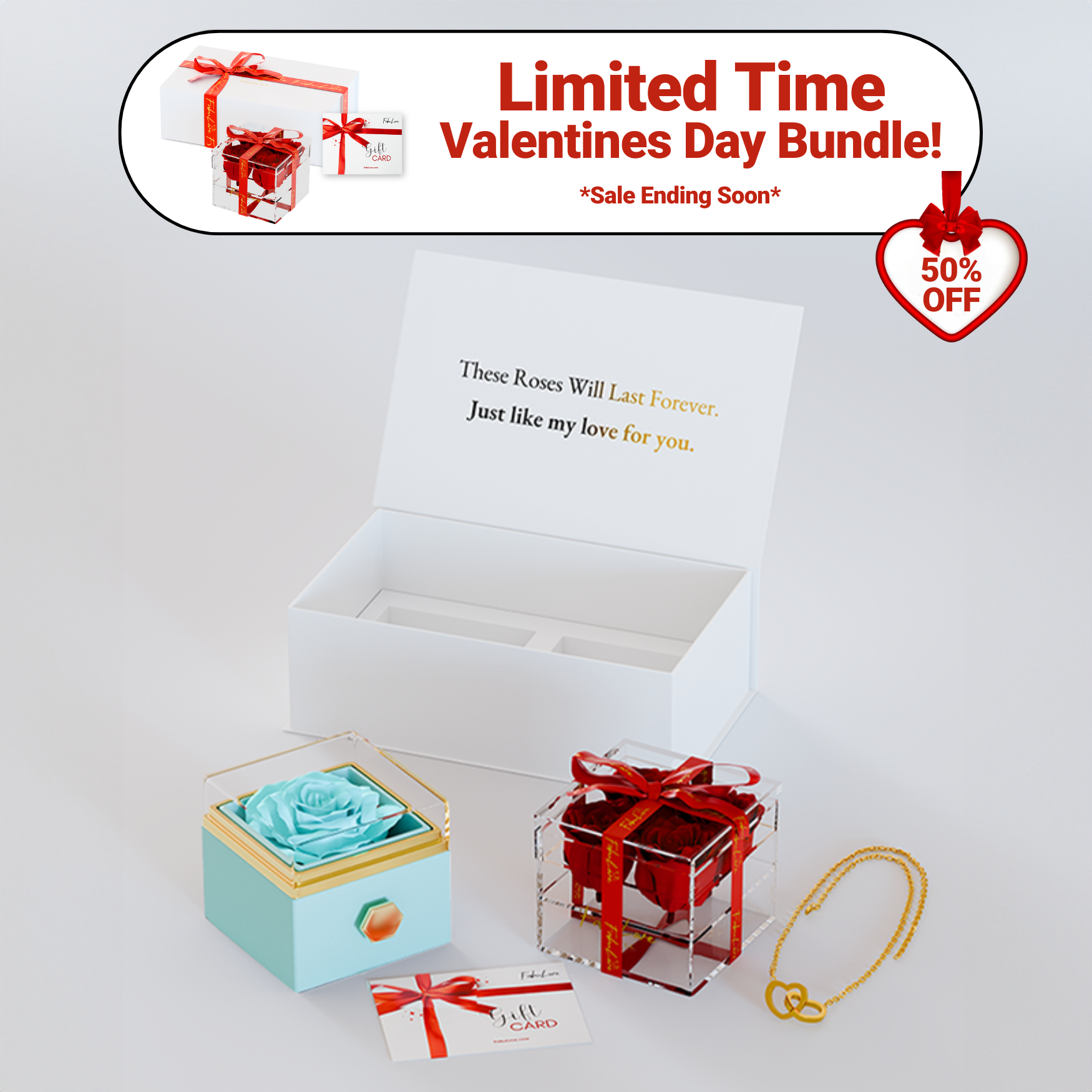 Eternal Rose Box Bundle