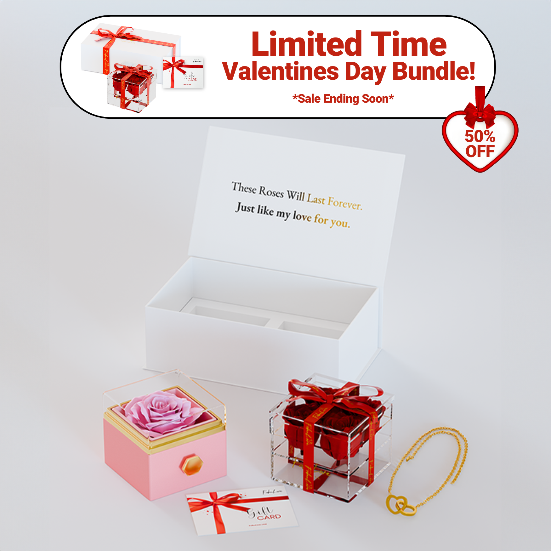 Eternal Rose Box Bundle