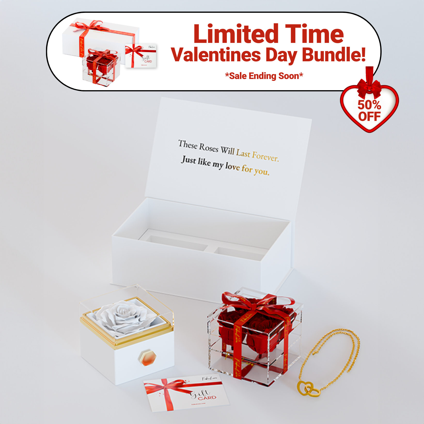 Eternal Rose Box Bundle