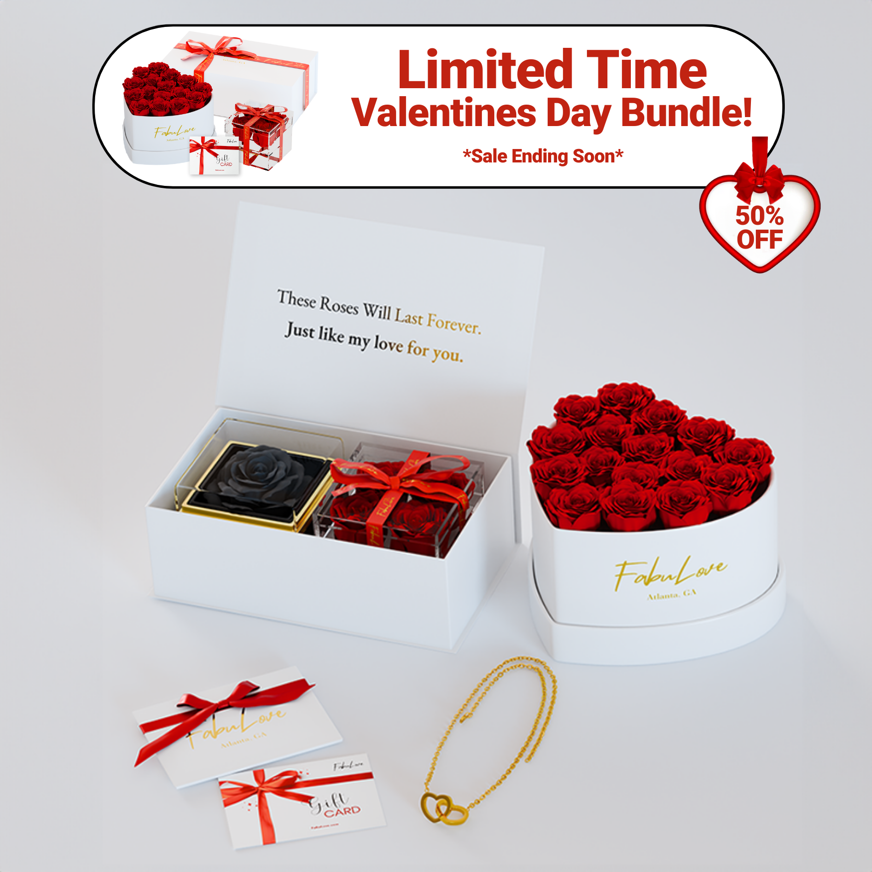 Eternal Rose Box Bundle