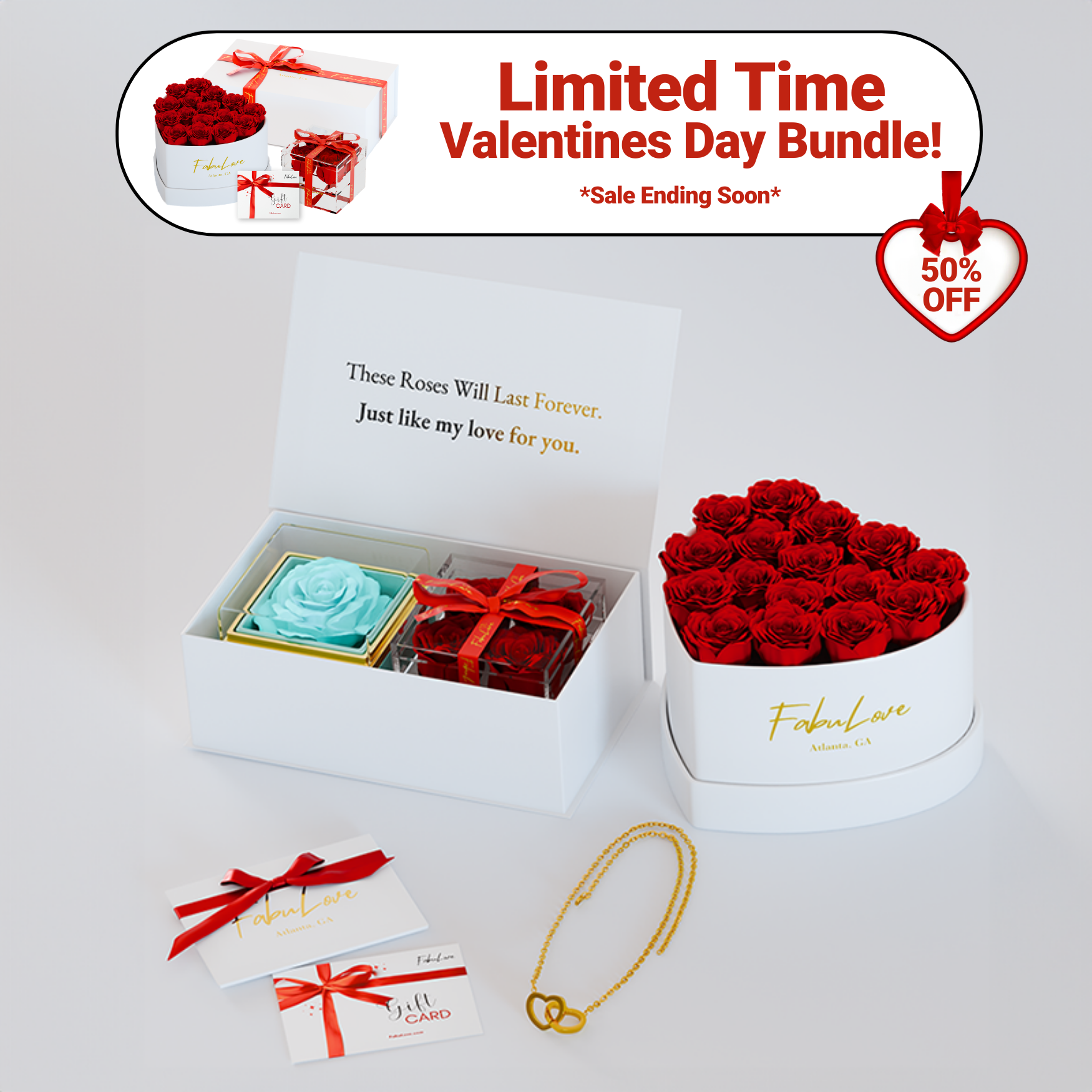 Eternal Rose Box Bundle