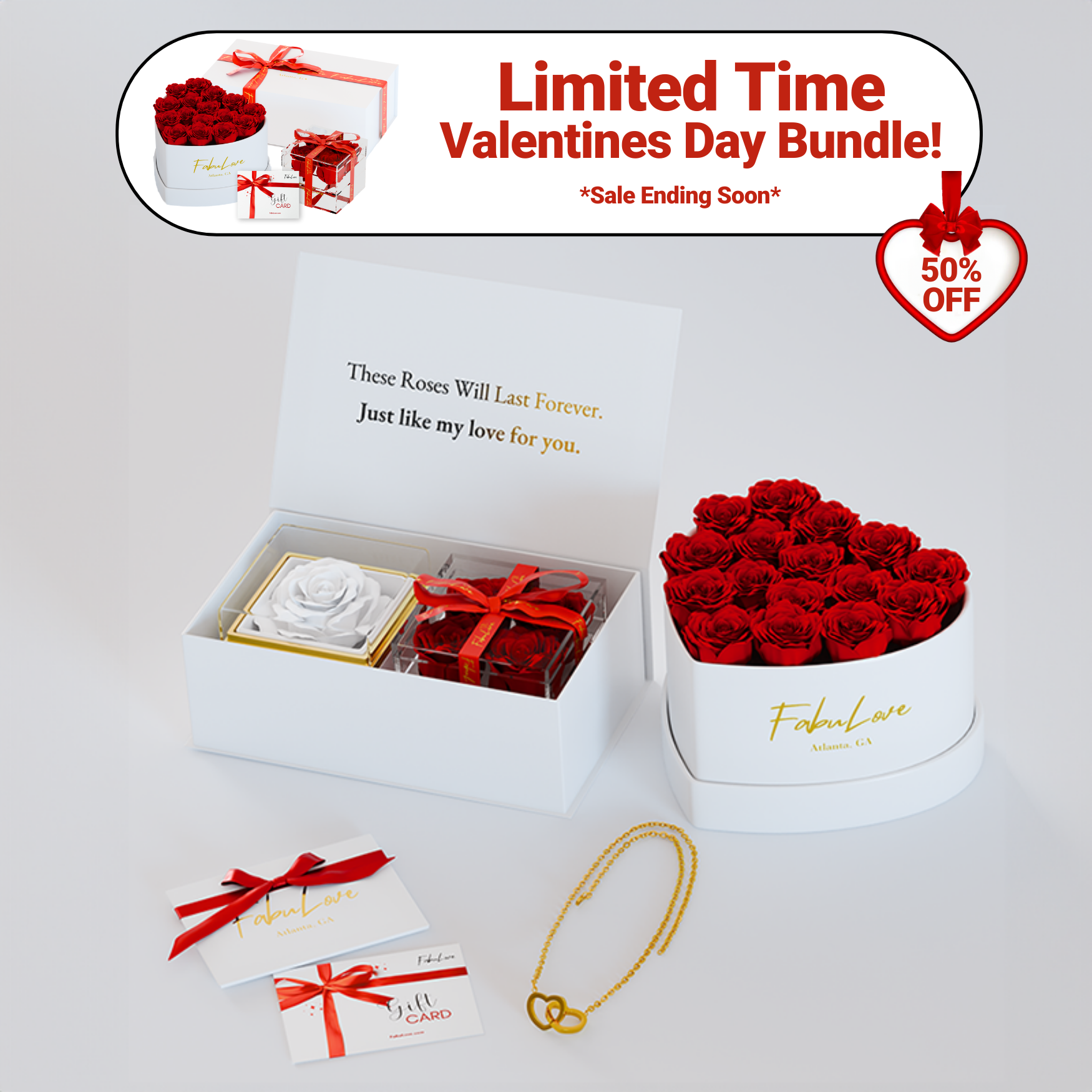 Eternal Rose Box Bundle