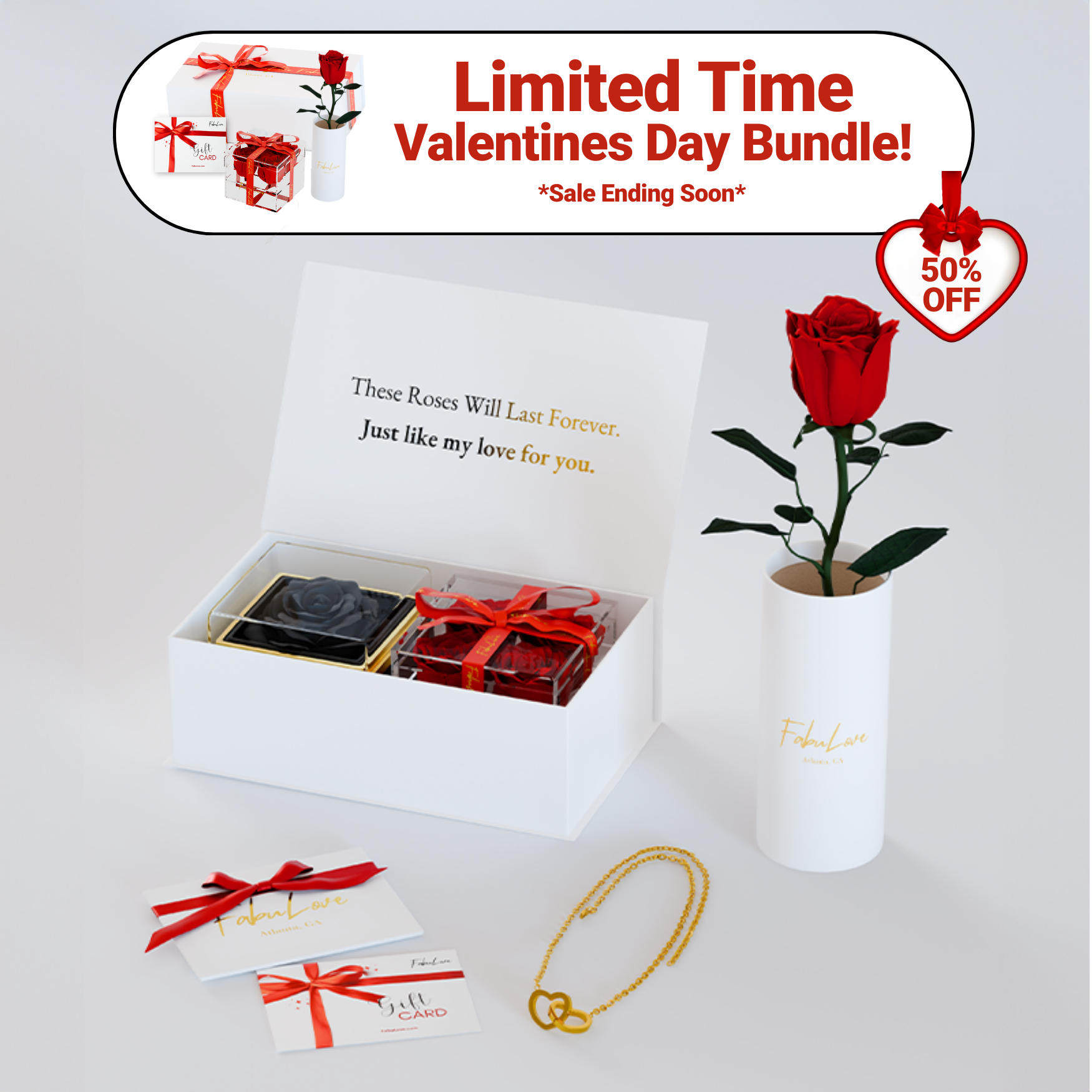 Eternal Rose Box Bundle