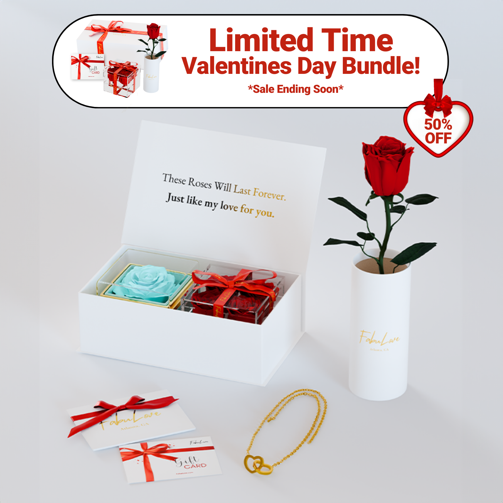 Eternal Rose Box Bundle