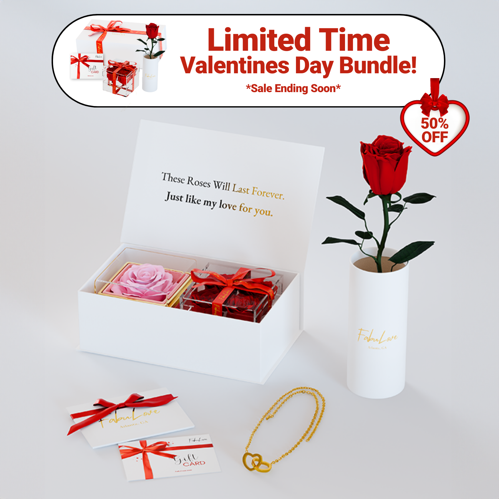 Eternal Rose Box Bundle