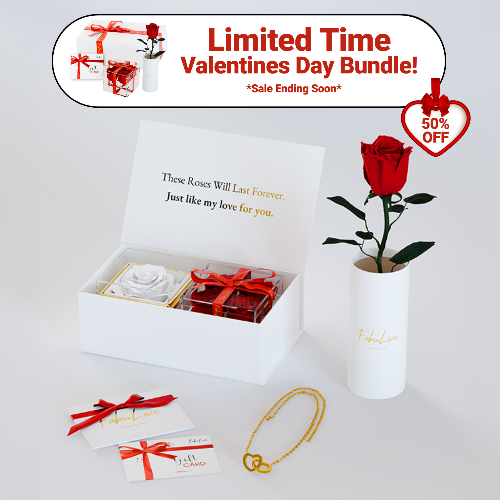 Eternal Rose Box Bundle